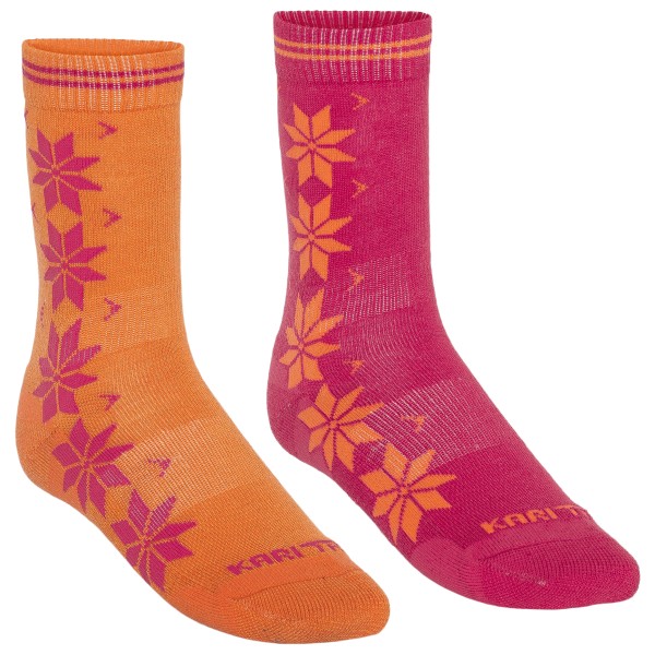 Kari Traa - Women's Vinst Wool Sock 2 Pack - Merinosocken Gr 36-38 bunt von Kari Traa