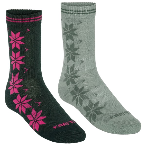 Kari Traa - Women's Vinst Wool Sock 2 Pack - Merinosocken Gr 36-38 bunt von Kari Traa