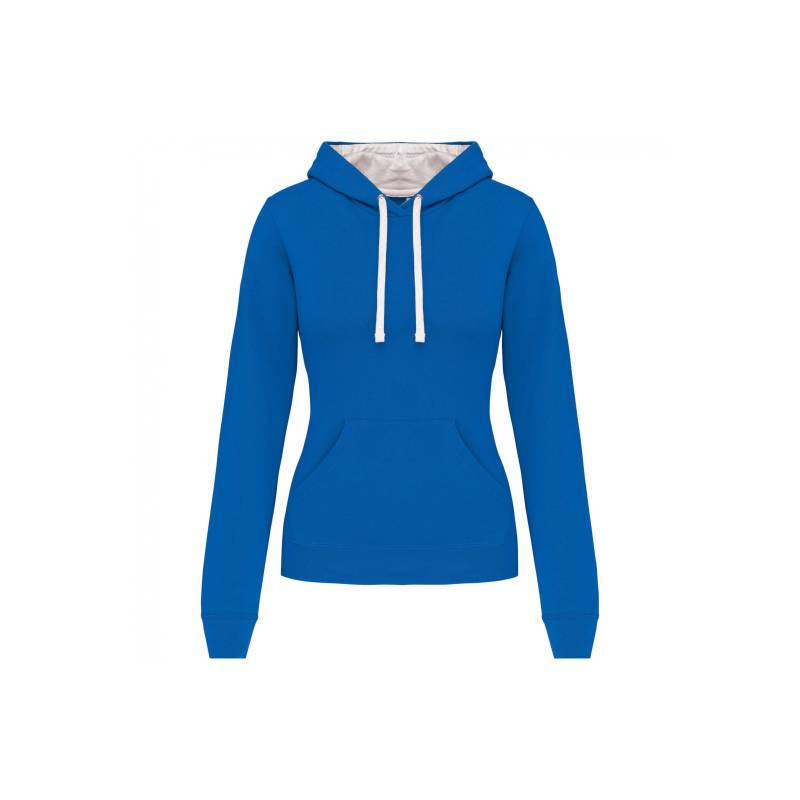 Kariban - hoodie damen contrastée, für Damen, Königsblau, Größe L von Kariban