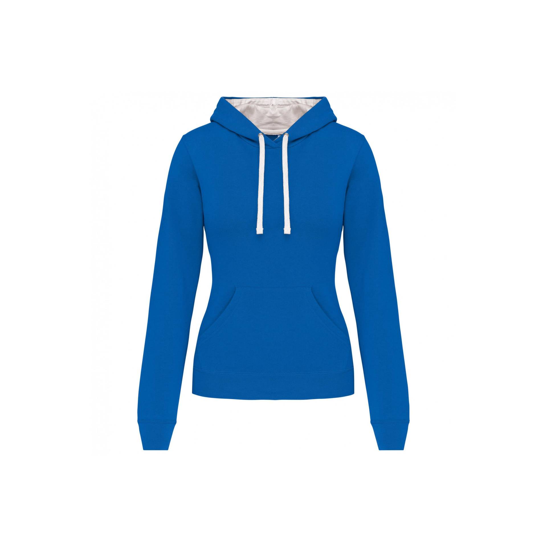 Kariban - hoodie daen contrastée, für Damen, Königsblau, Größe M von Kariban