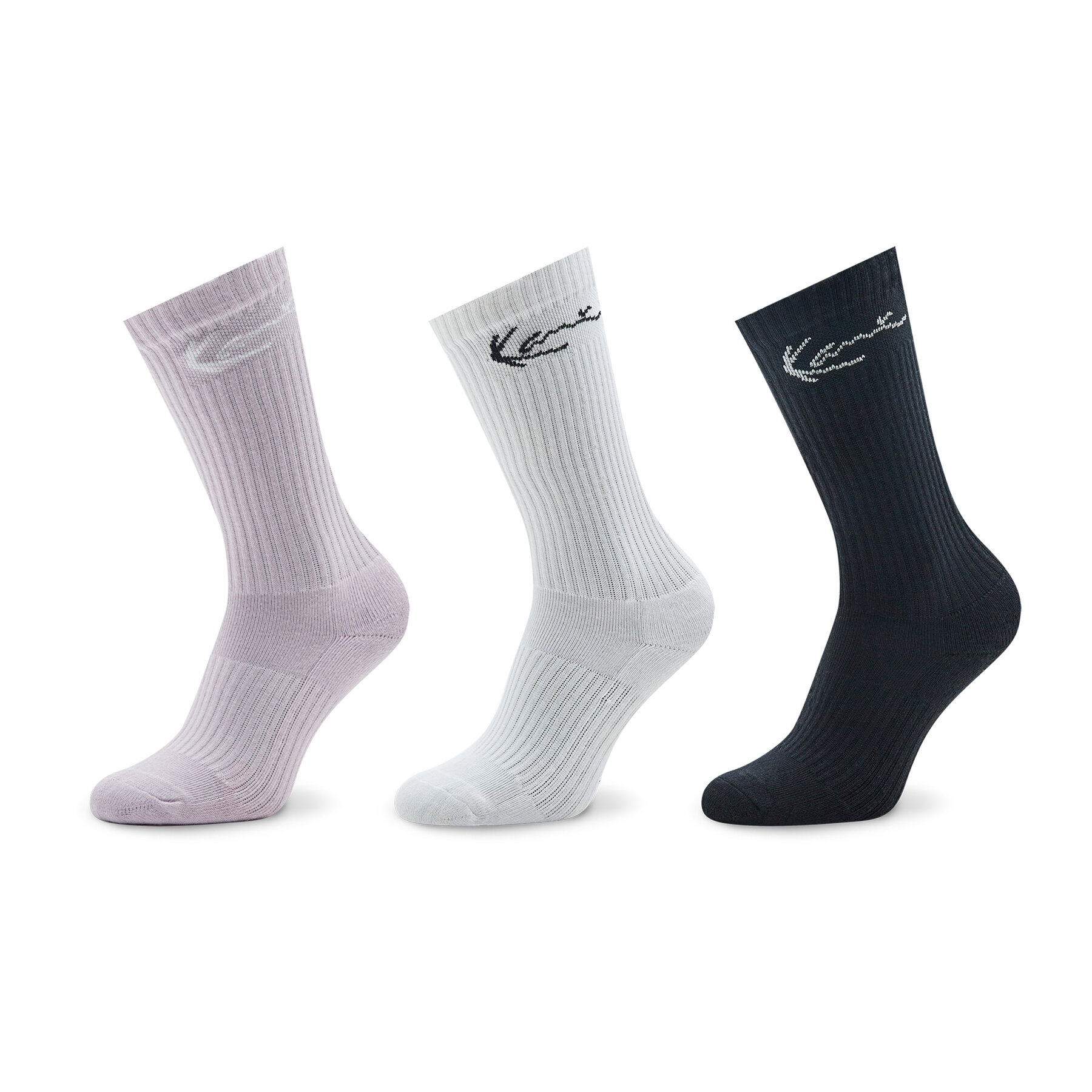 3er-Set hohe Unisex-Socken Karl Kani Signature 3-Pack Sock 3104005 Bunt von Karl Kani