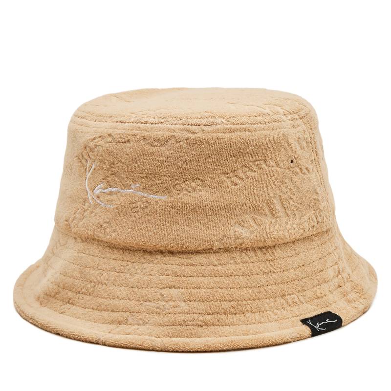 Hut Karl Kani Signature Frottee Bucket 7115225 Beige von Karl Kani