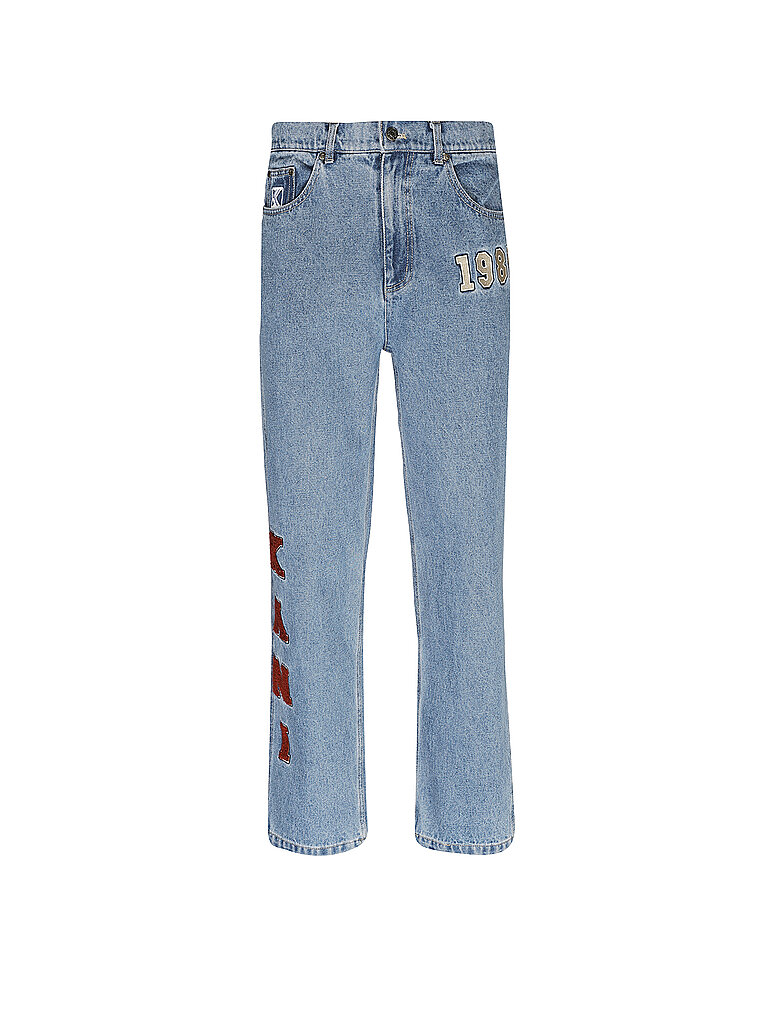 KARL KANI Jeans Relaxed Fit blau | XS von Karl Kani