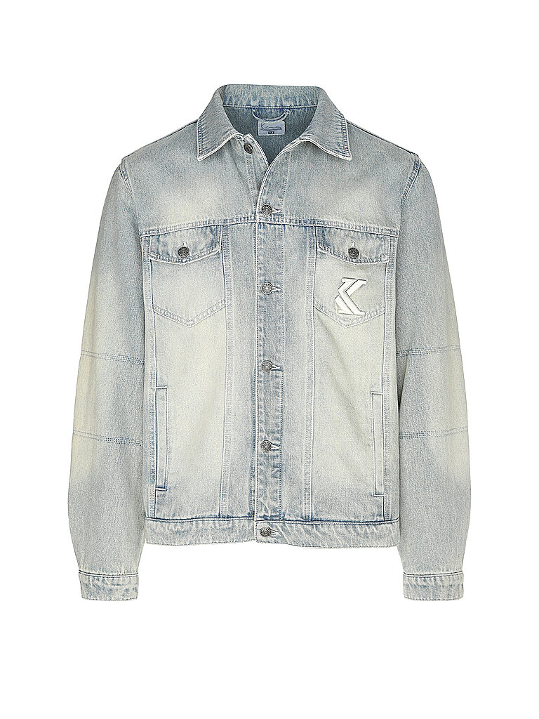 KARL KANI Jeansjacke hellblau | L von Karl Kani