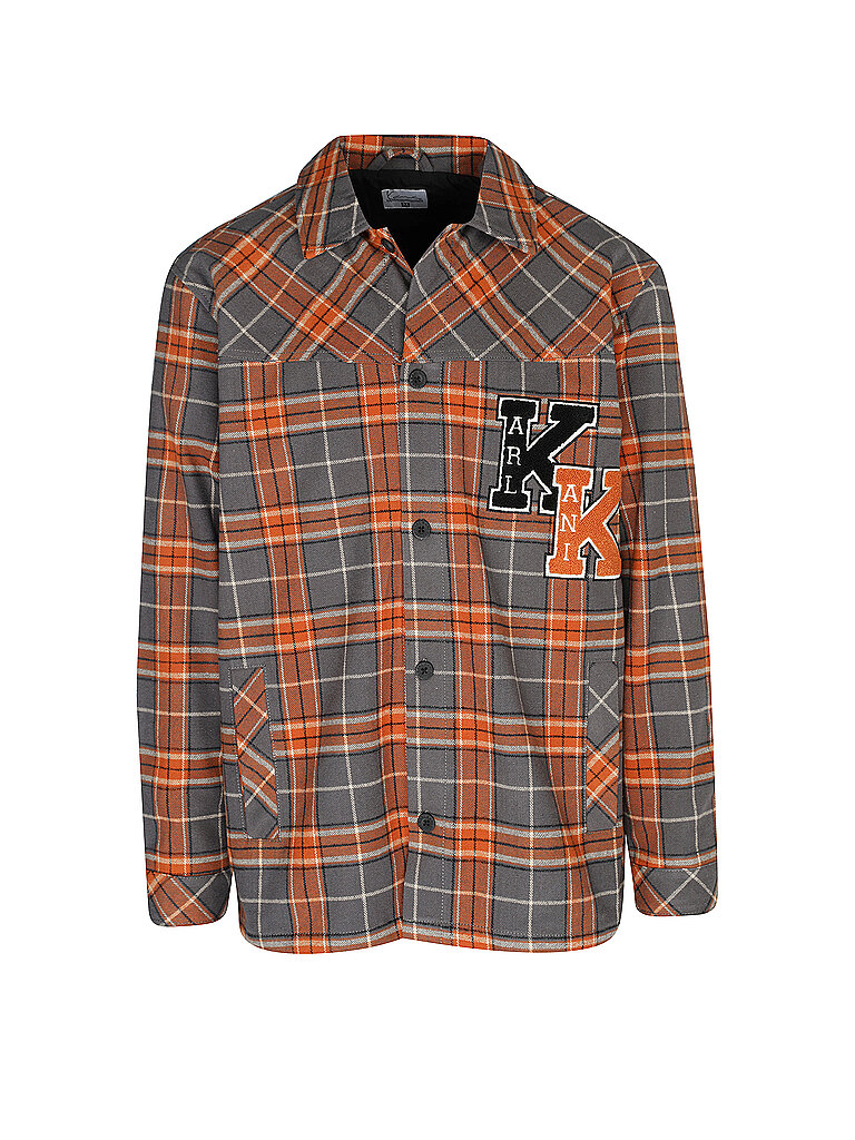 KARL KANI Overshirt  orange | S von Karl Kani