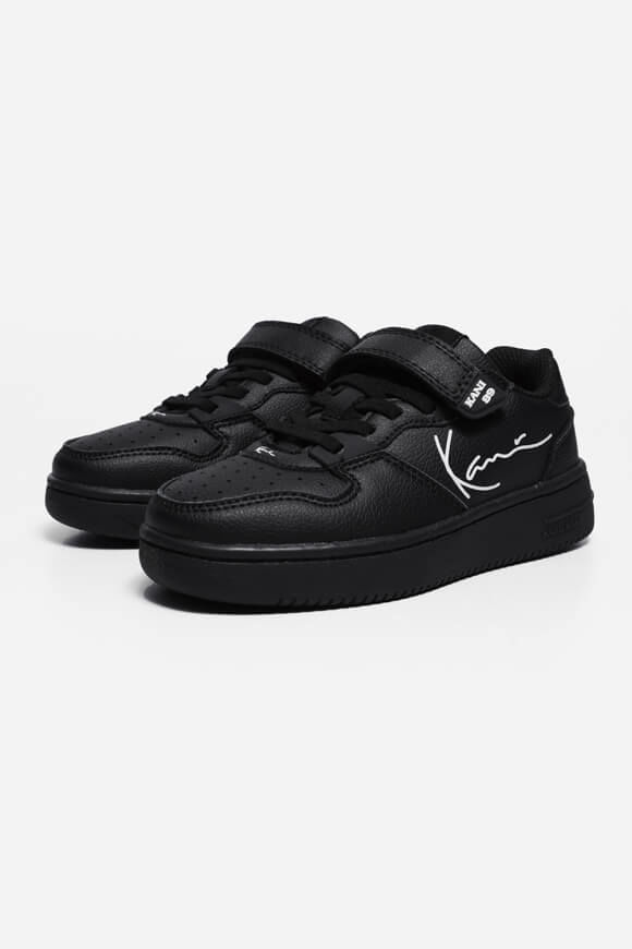 Karl Kani 89 Logo Kids Sneaker | Black + White | Jungen  | EU29+ von Karl Kani