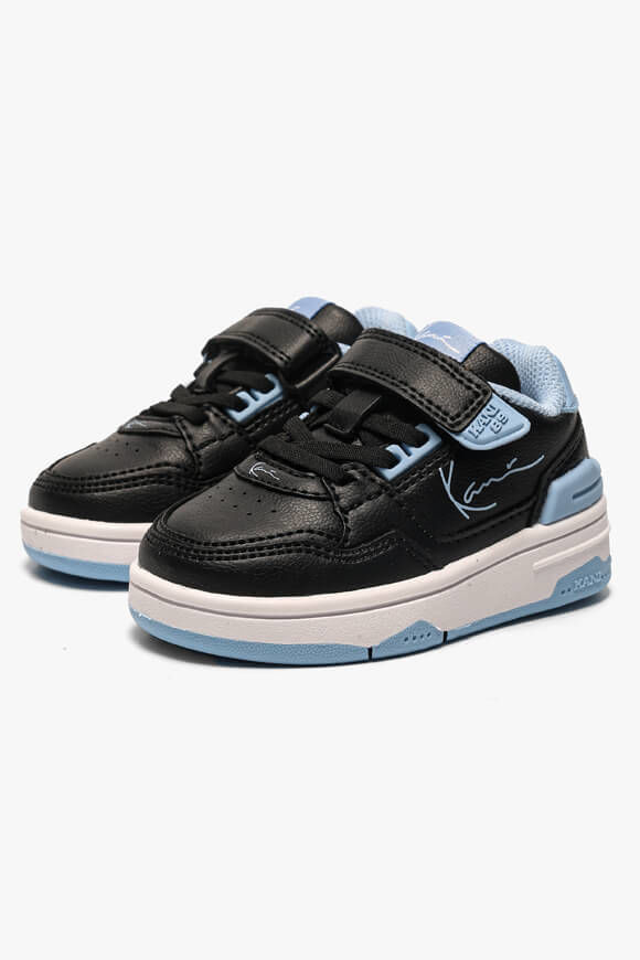 Karl Kani LXRY 2K Baby Sneaker | Black + Light Blue + White | Baby  | EU21 von Karl Kani