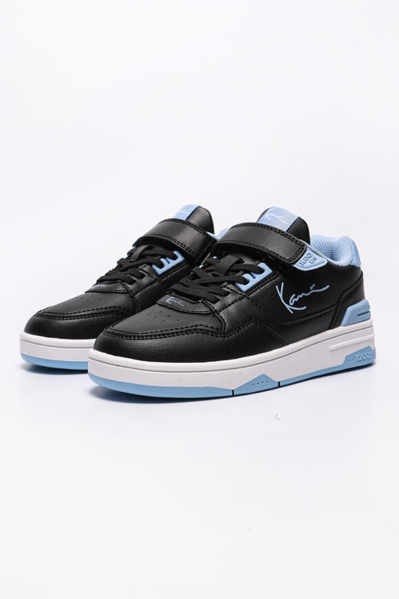 Karl Kani LXRY 2K Kids Sneaker | Black + Light Blue | Jungen  | EU29.5 von Karl Kani