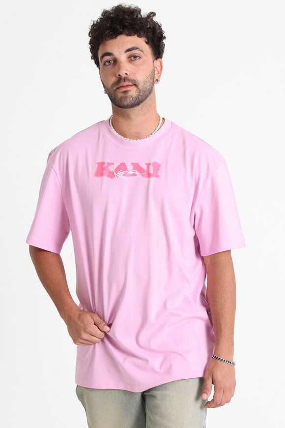 Karl Kani Signature Retro T-Shirt | Pink | Herren  | L von Karl Kani