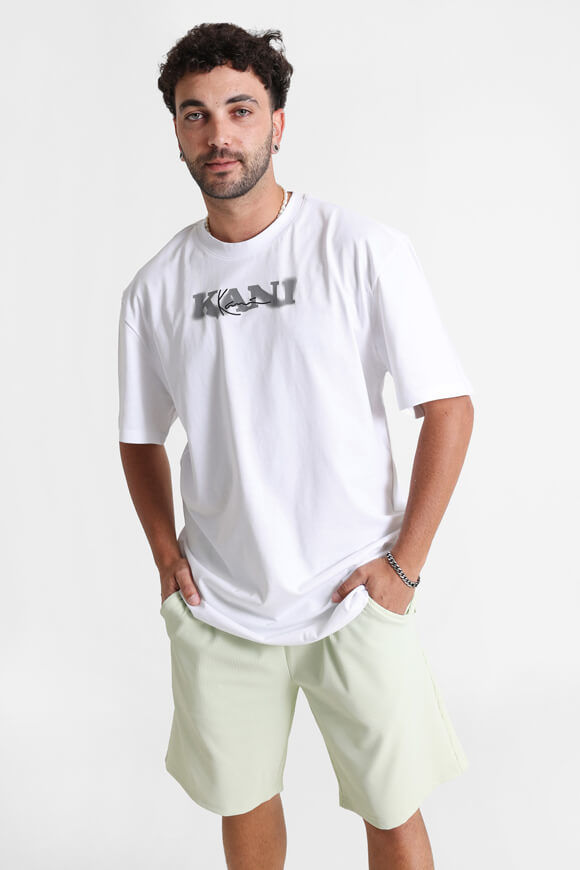 Karl Kani Signature Retro T-Shirt | White | Herren  | L von Karl Kani