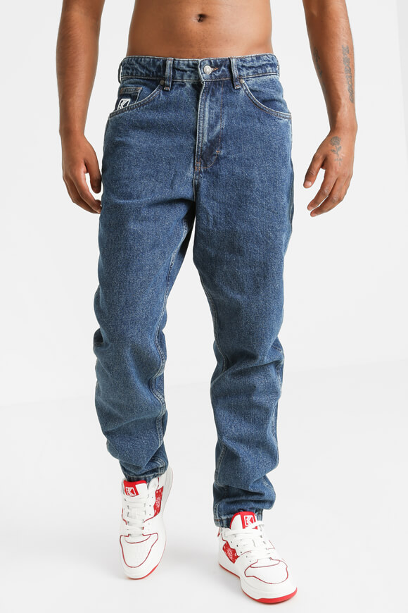 Karl Kani Small Signature Tapered Jeans | Dark Indigo | Herren  | XS von Karl Kani