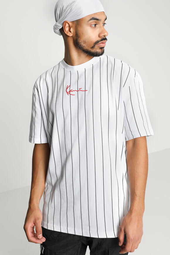 Karl Kani T-Shirt | Weiss + Schwarz | Herren  | L von Karl Kani