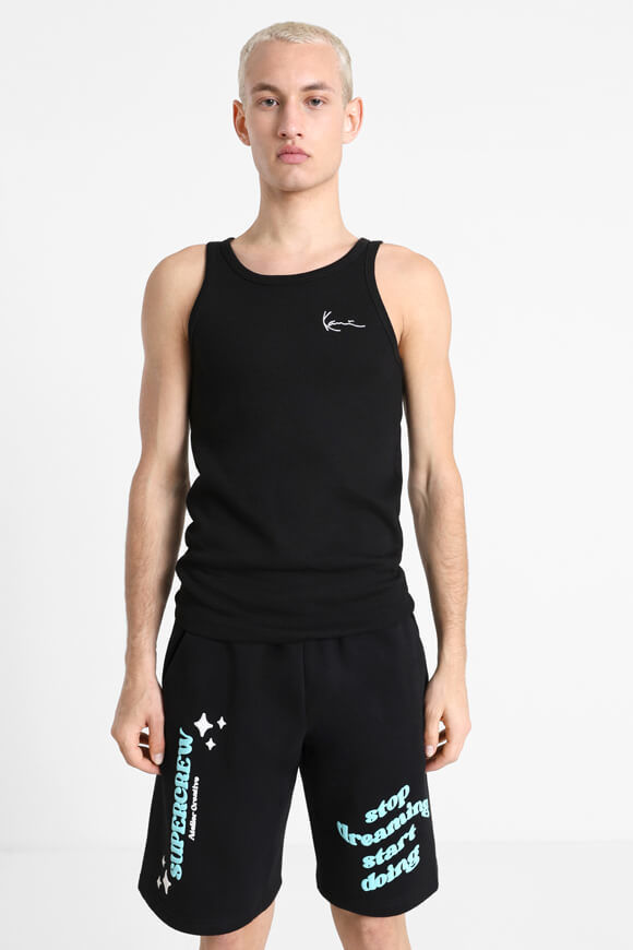 Karl Kani Tanktop mit Waffelstruktur | Black | Herren  | L von Karl Kani