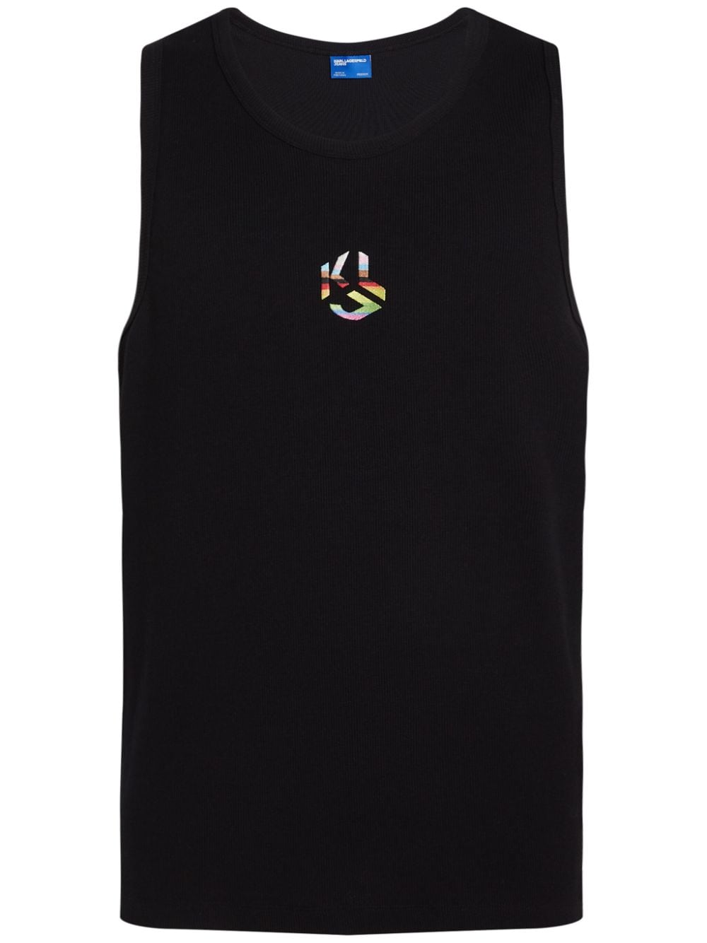 Karl Lagerfeld Jeans All Love cotton tank top - Black von Karl Lagerfeld Jeans