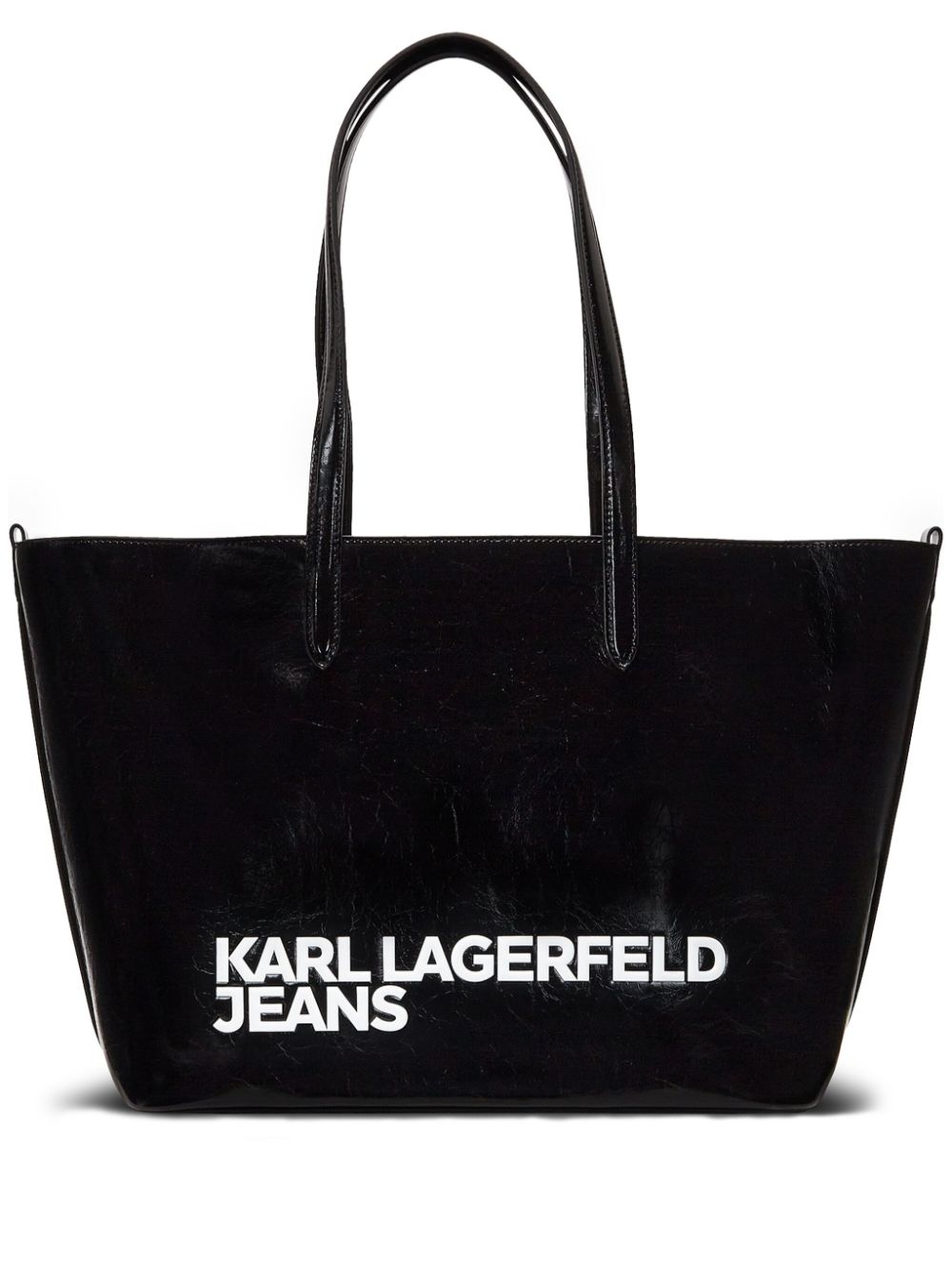Karl Lagerfeld Jeans Essential logo-print tote bag - Black von Karl Lagerfeld Jeans