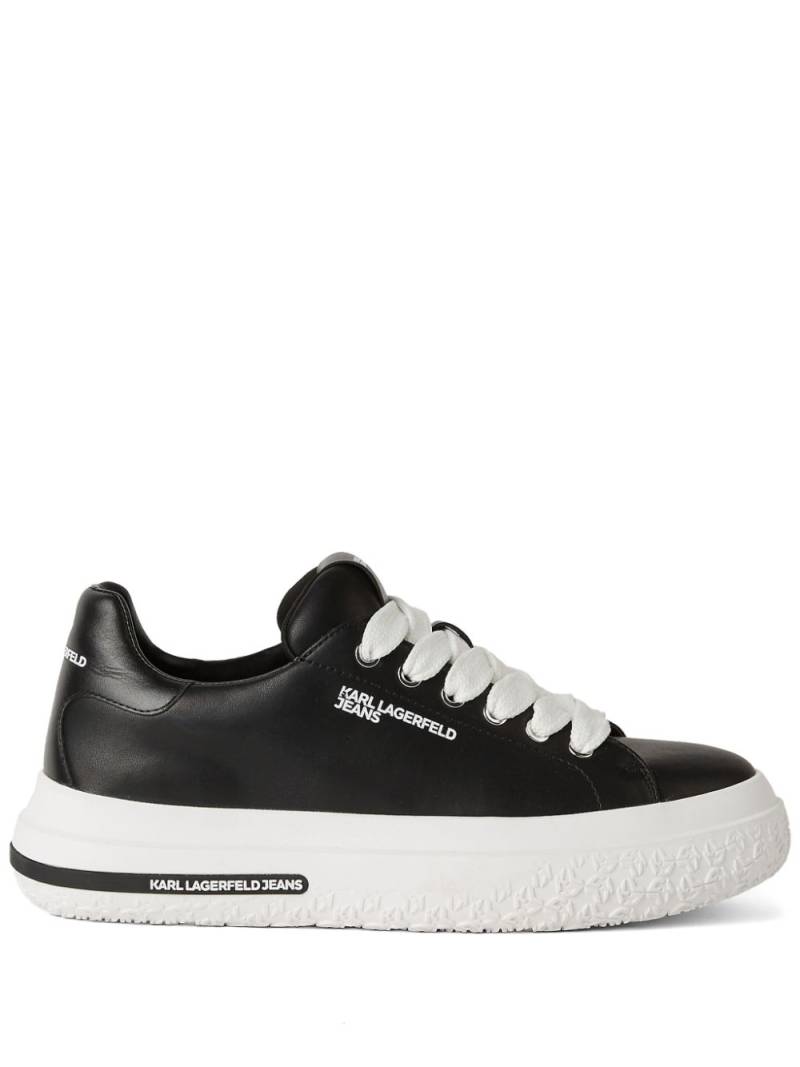 Karl Lagerfeld Jeans leather sneakers - Black von Karl Lagerfeld Jeans