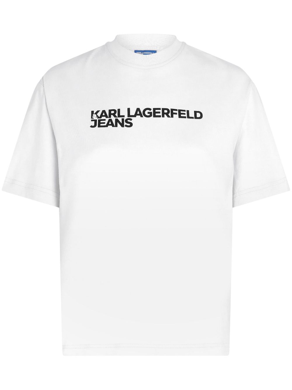 Karl Lagerfeld Jeans KLJ Logo T-shirt - White von Karl Lagerfeld Jeans