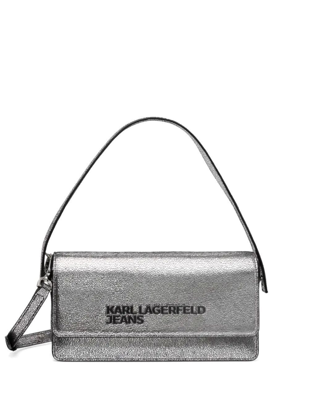 Karl Lagerfeld Jeans KLJ Logo crossbody bag - Silver von Karl Lagerfeld Jeans