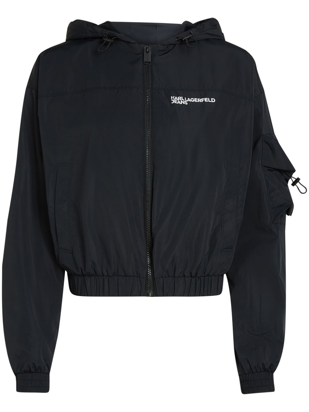 Karl Lagerfeld Jeans Utility zip-up jacket - Black von Karl Lagerfeld Jeans