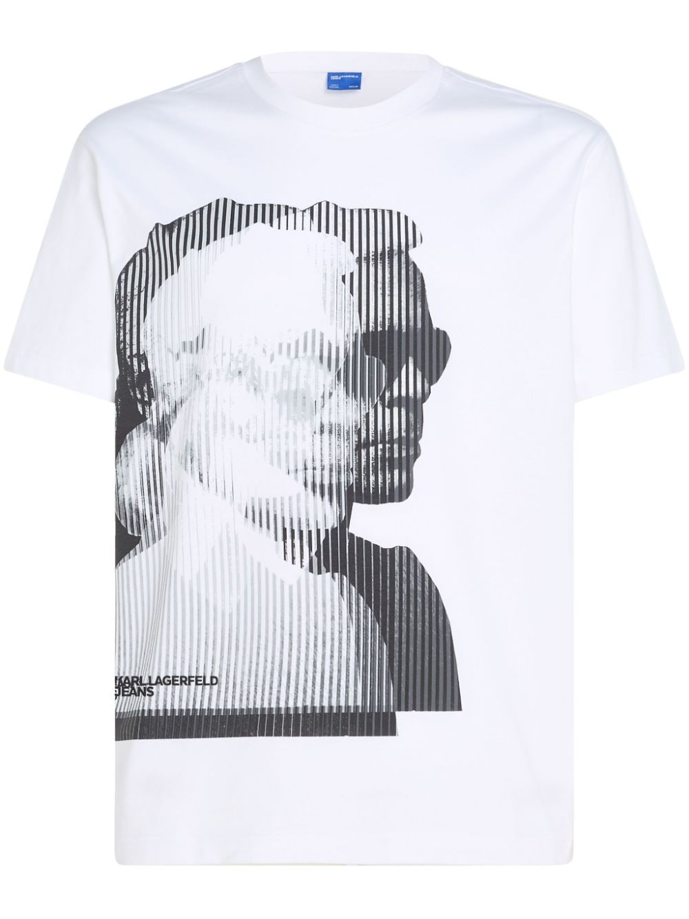 Karl Lagerfeld Jeans Karl-print T-shirt - White von Karl Lagerfeld Jeans