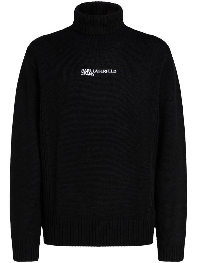 Karl Lagerfeld Jeans Logo sweater - Black von Karl Lagerfeld Jeans