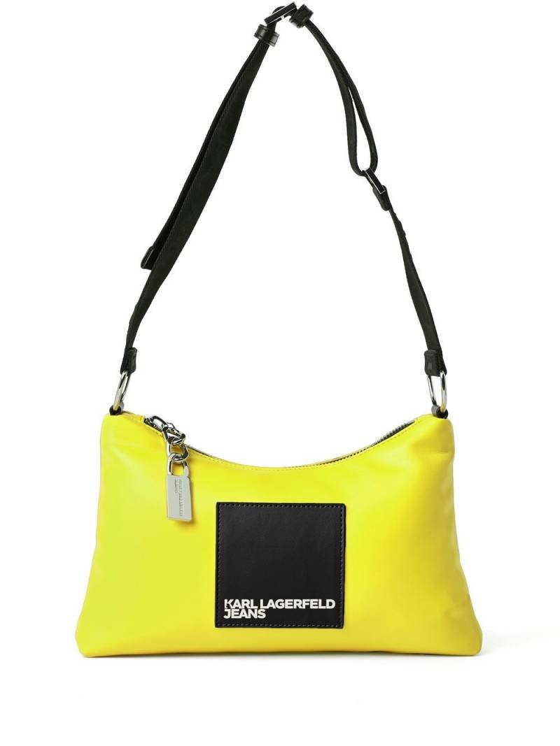 Karl Lagerfeld Jeans Tech logo-patch detail bag - Yellow von Karl Lagerfeld Jeans