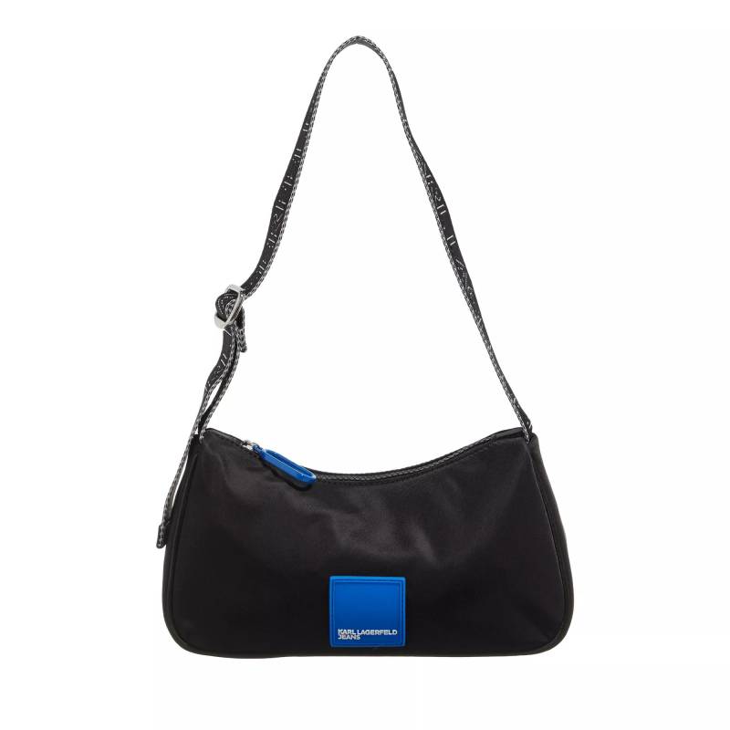 Karl Lagerfeld Jeans Schultertasche - Urban Nylon Shoulderbag - Gr. unisize - in Schwarz - für Damen von Karl Lagerfeld Jeans