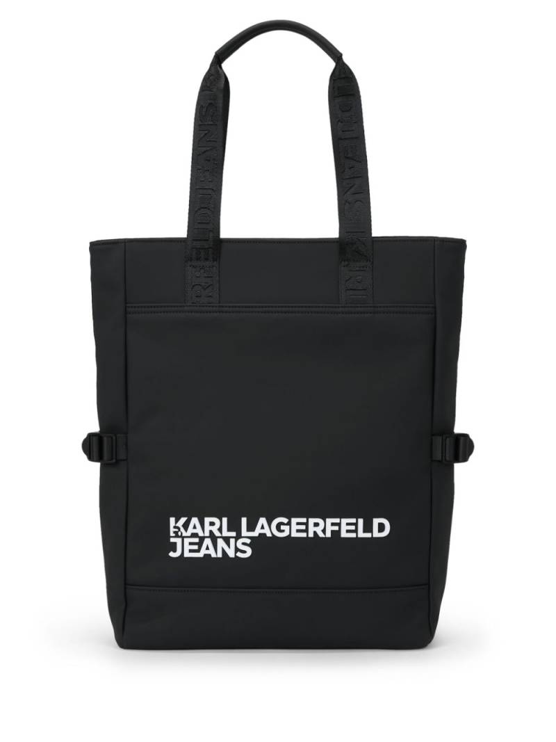 Karl Lagerfeld Jeans Utility logo-print tote bag - Black von Karl Lagerfeld Jeans