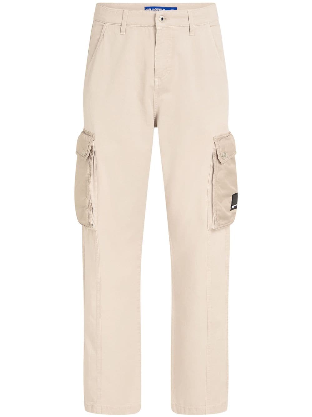 Karl Lagerfeld Jeans Utility straight-leg cargo trousers - Neutrals von Karl Lagerfeld Jeans