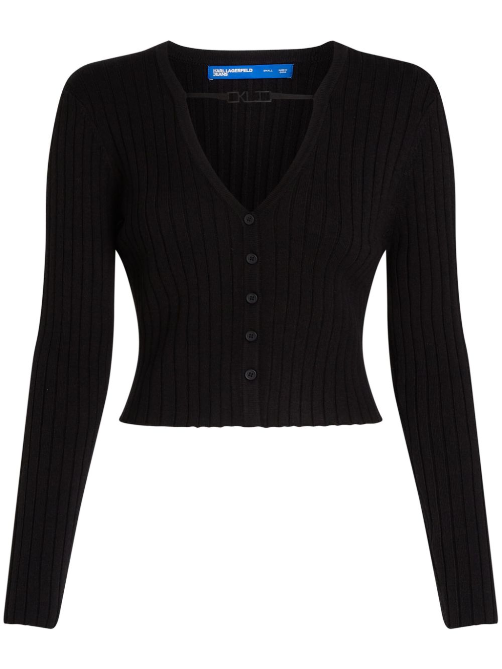 Karl Lagerfeld Jeans cropped cardigan - Black von Karl Lagerfeld Jeans