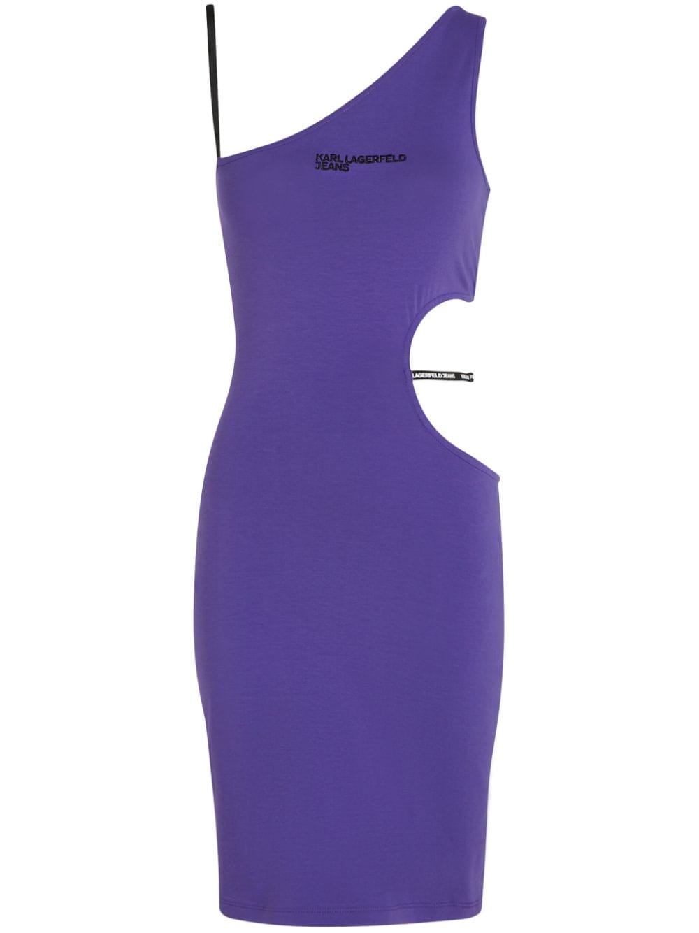 Karl Lagerfeld Jeans cut-out tank minidress - Purple von Karl Lagerfeld Jeans