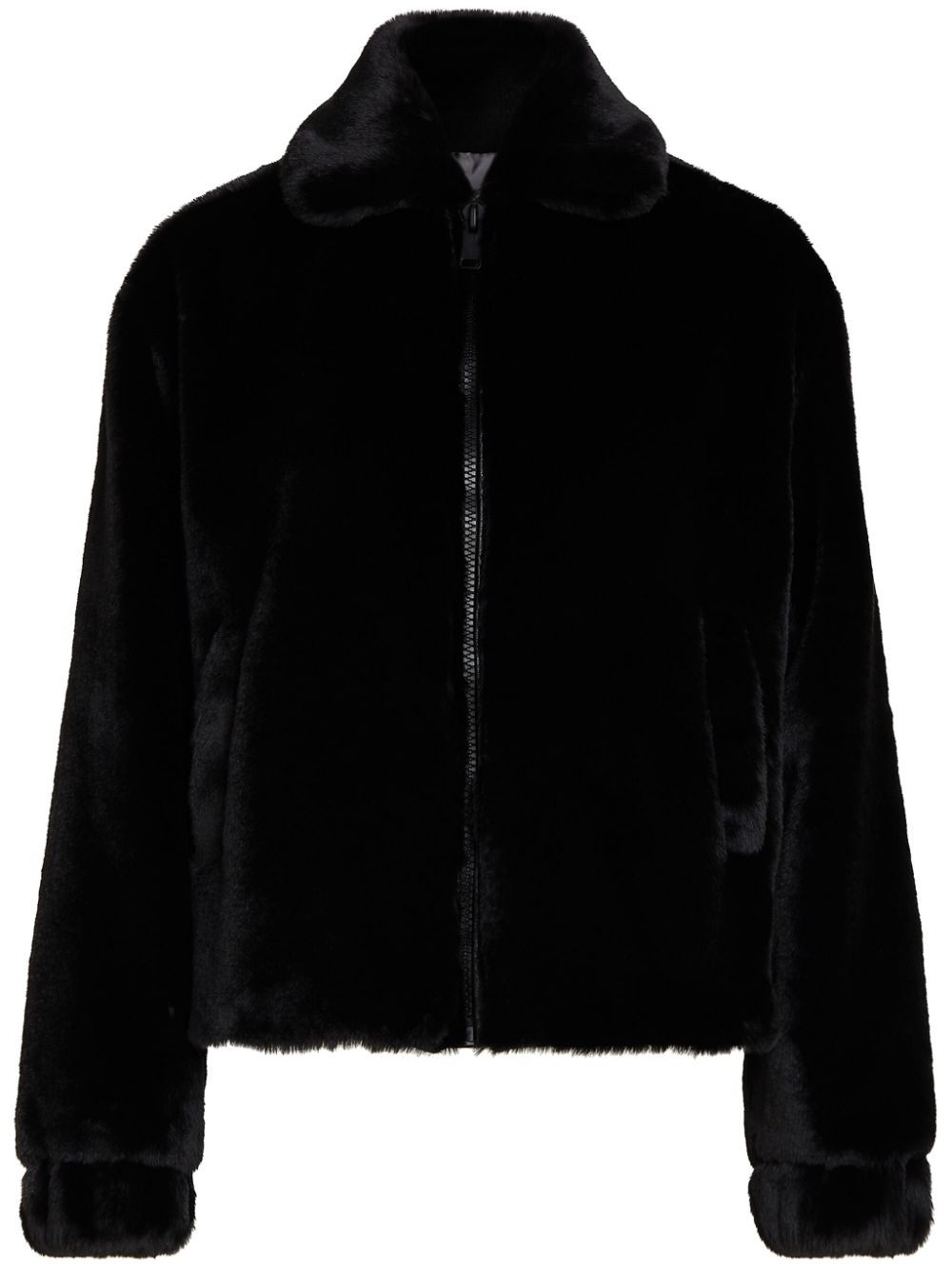 Karl Lagerfeld Jeans faux-fur jacket - Black von Karl Lagerfeld Jeans