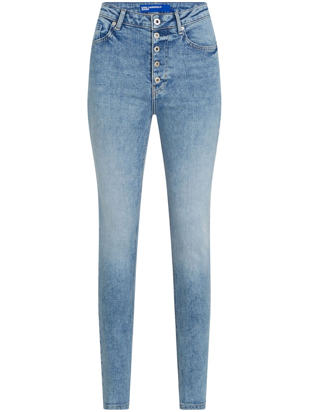 Karl Lagerfeld Jeans high-rise skinny jeans - Blue von Karl Lagerfeld Jeans