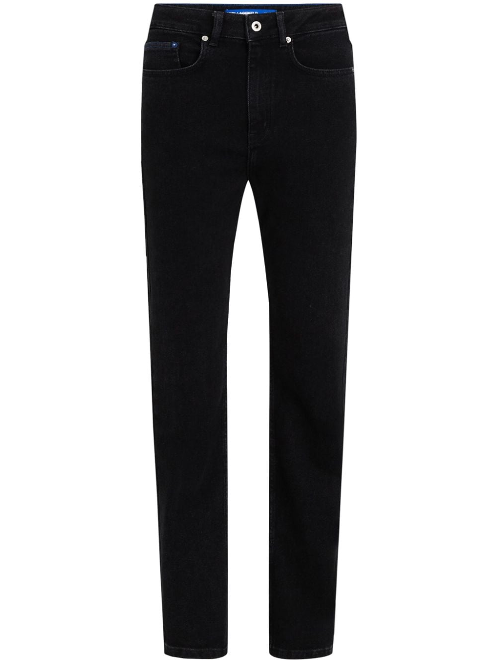 Karl Lagerfeld Jeans high-rise straight-leg jeans - Black von Karl Lagerfeld Jeans