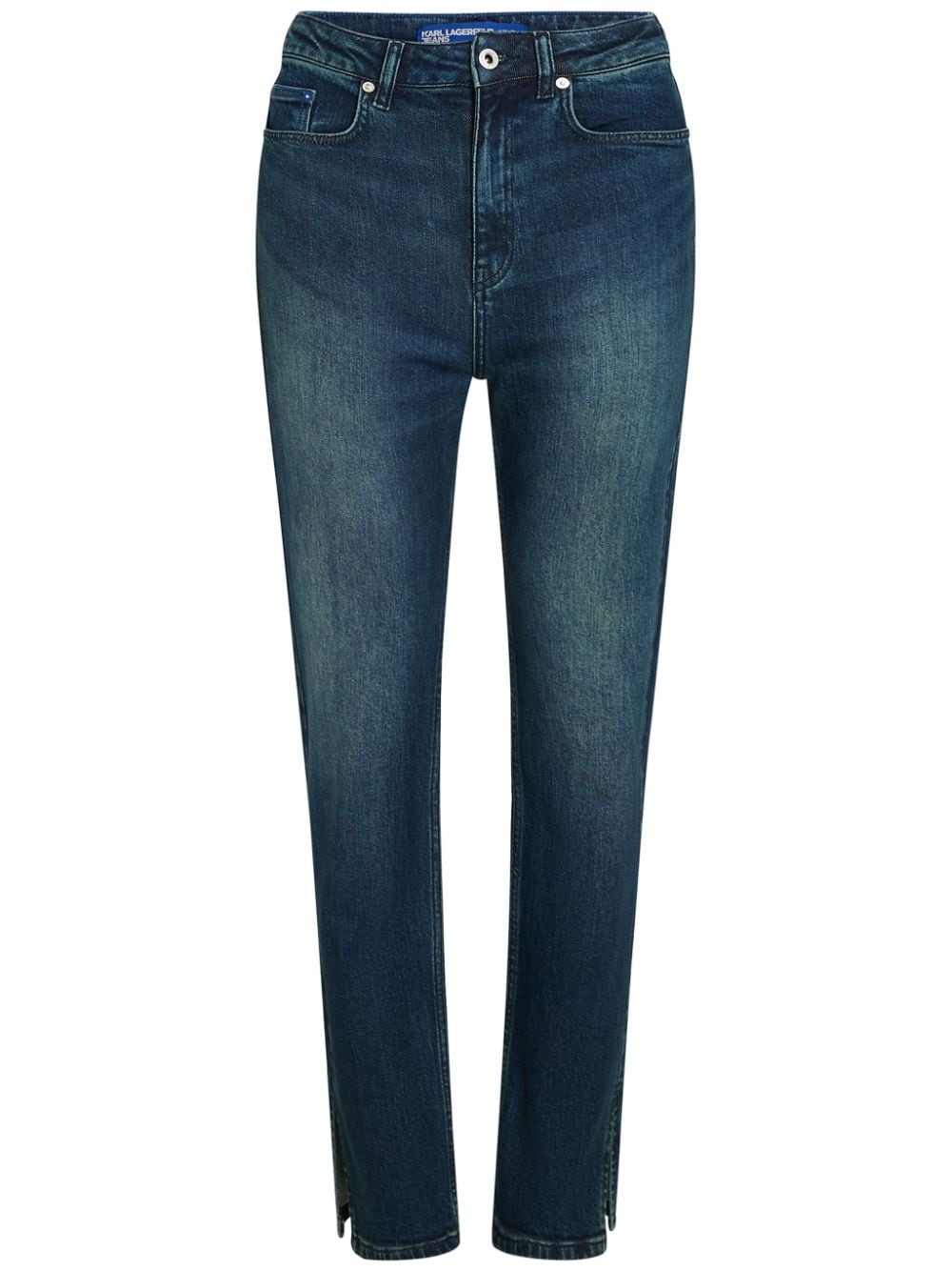 Karl Lagerfeld Jeans high-rise straight-leg jeans - Blue von Karl Lagerfeld Jeans