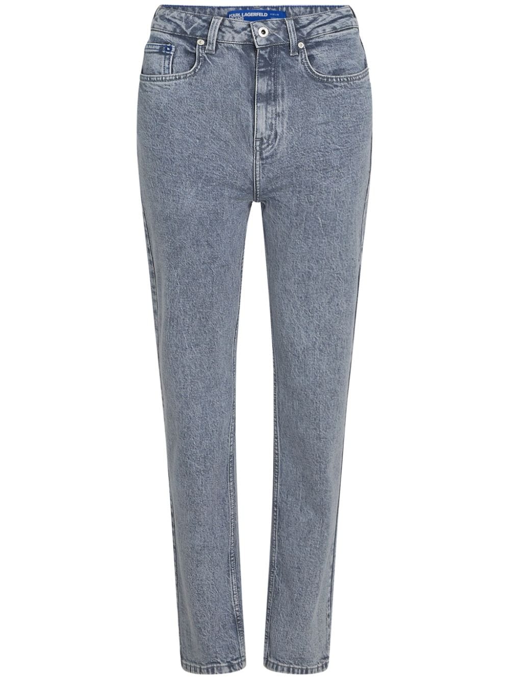 Karl Lagerfeld Jeans high-rise straight-leg jeans - Blue von Karl Lagerfeld Jeans