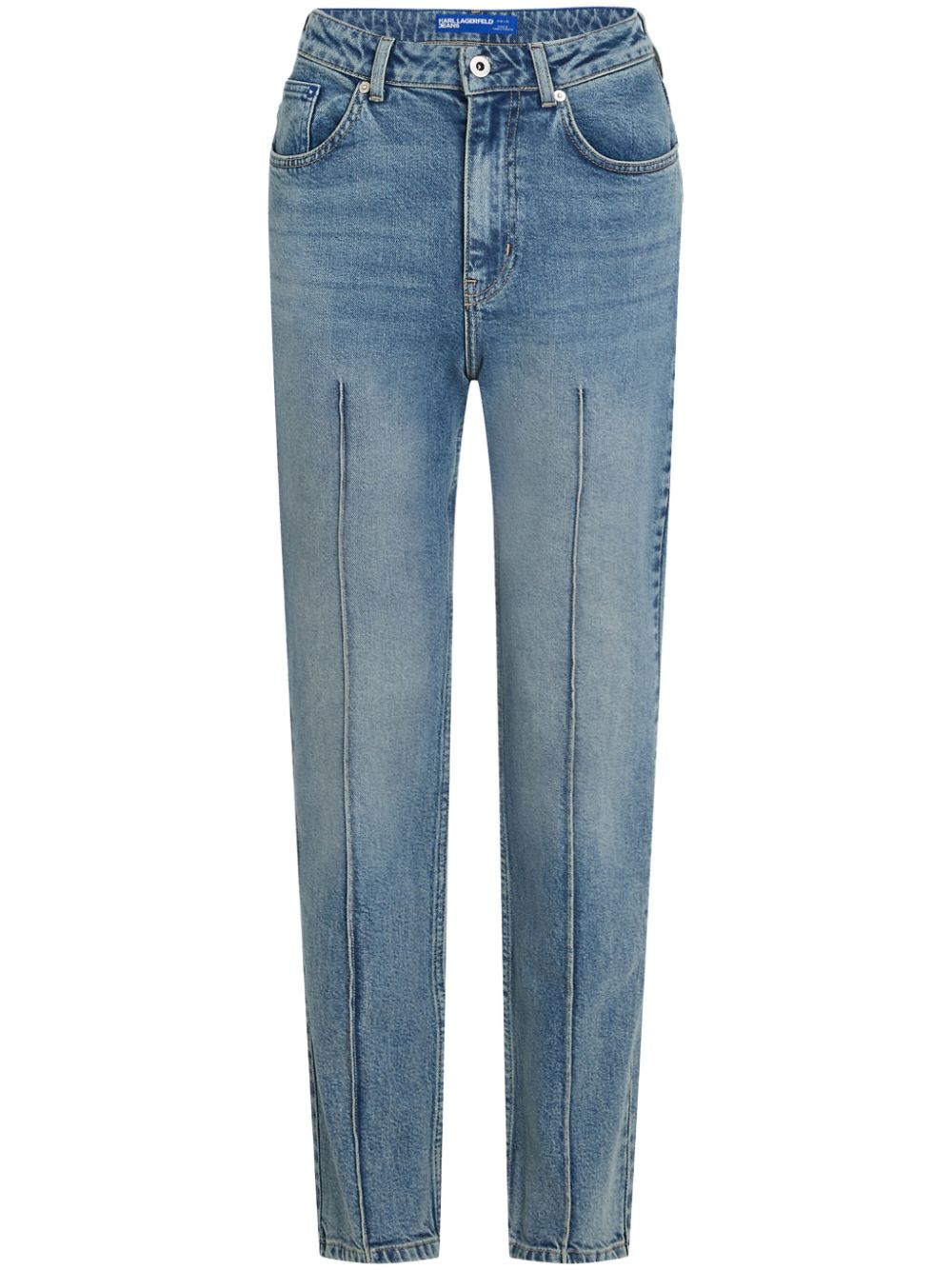 Karl Lagerfeld Jeans high-rise tapered jeans - Blue von Karl Lagerfeld Jeans