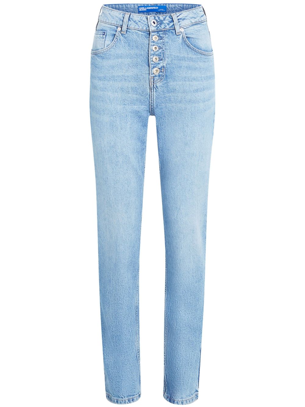 Karl Lagerfeld Jeans high-rise tapered jeans - Blue von Karl Lagerfeld Jeans