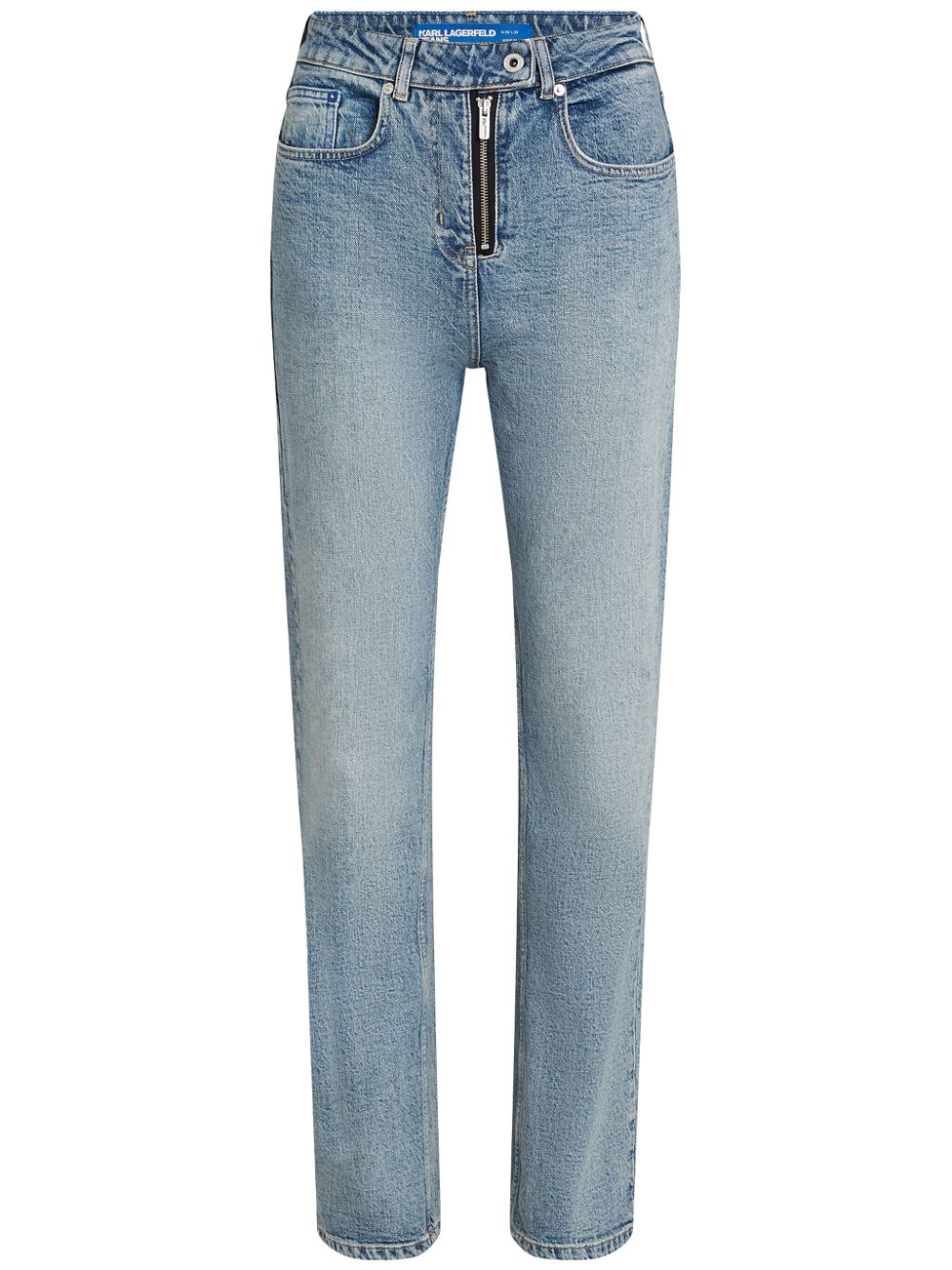 Karl Lagerfeld Jeans high-rise tapered jeans - Blue von Karl Lagerfeld Jeans