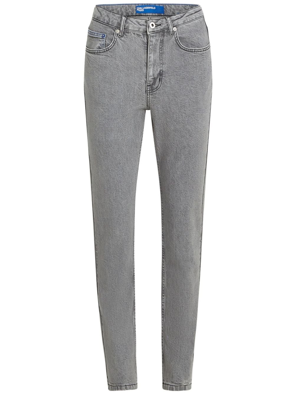 Karl Lagerfeld Jeans high-rise tapered jeans - Grey von Karl Lagerfeld Jeans