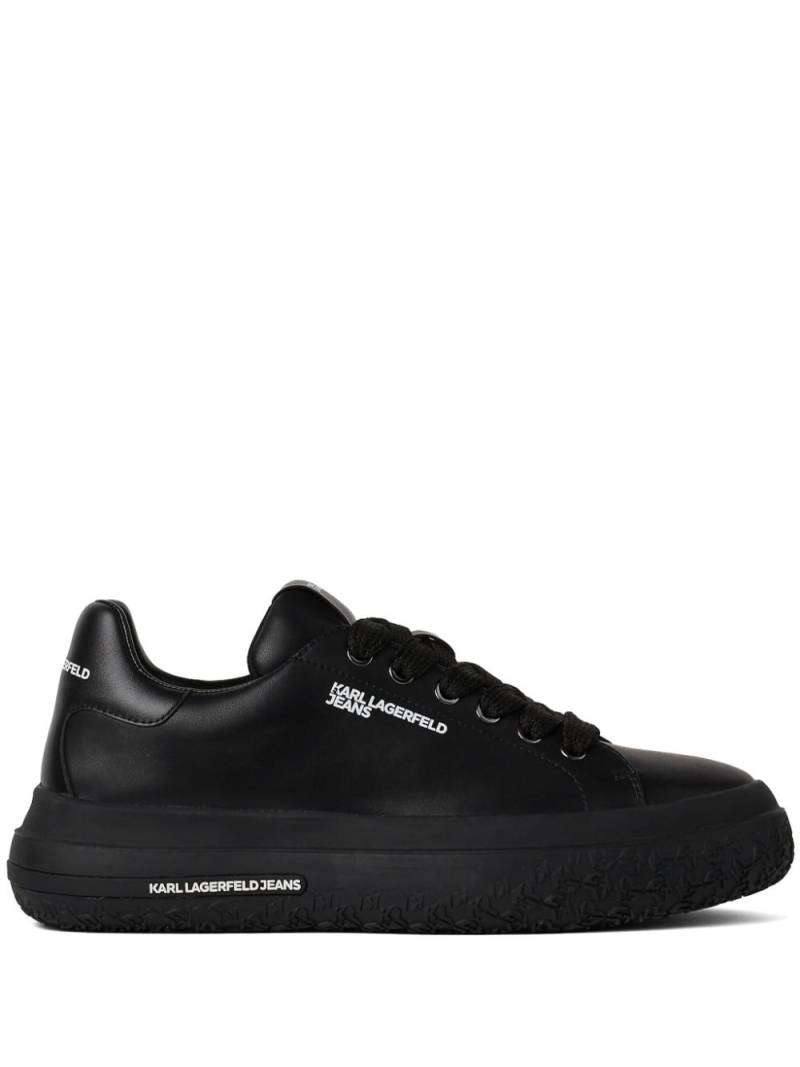 Karl Lagerfeld Jeans leather sneakers - Black von Karl Lagerfeld Jeans