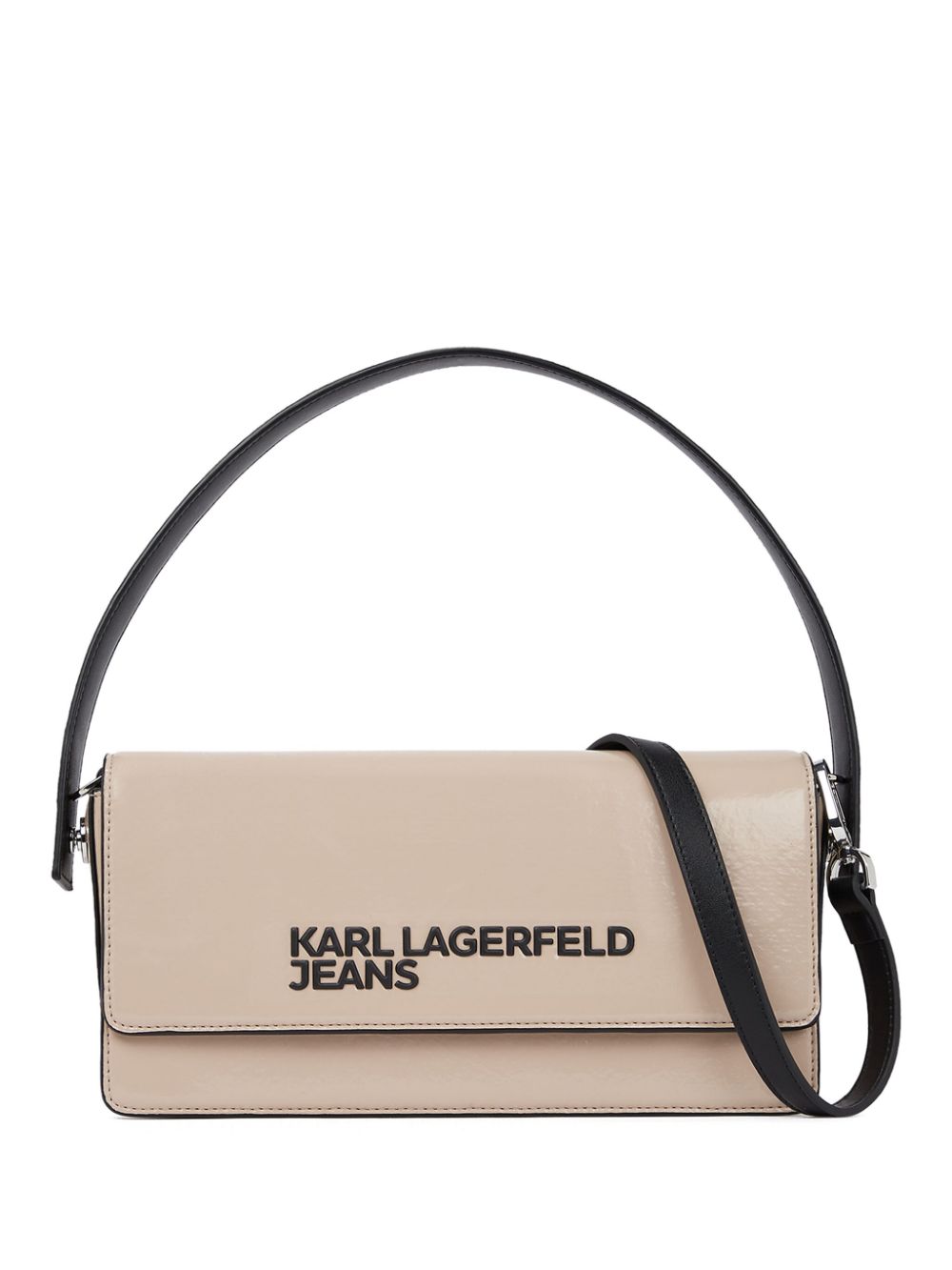 Karl Lagerfeld Jeans logo-embossed crossbody bag - Neutrals von Karl Lagerfeld Jeans