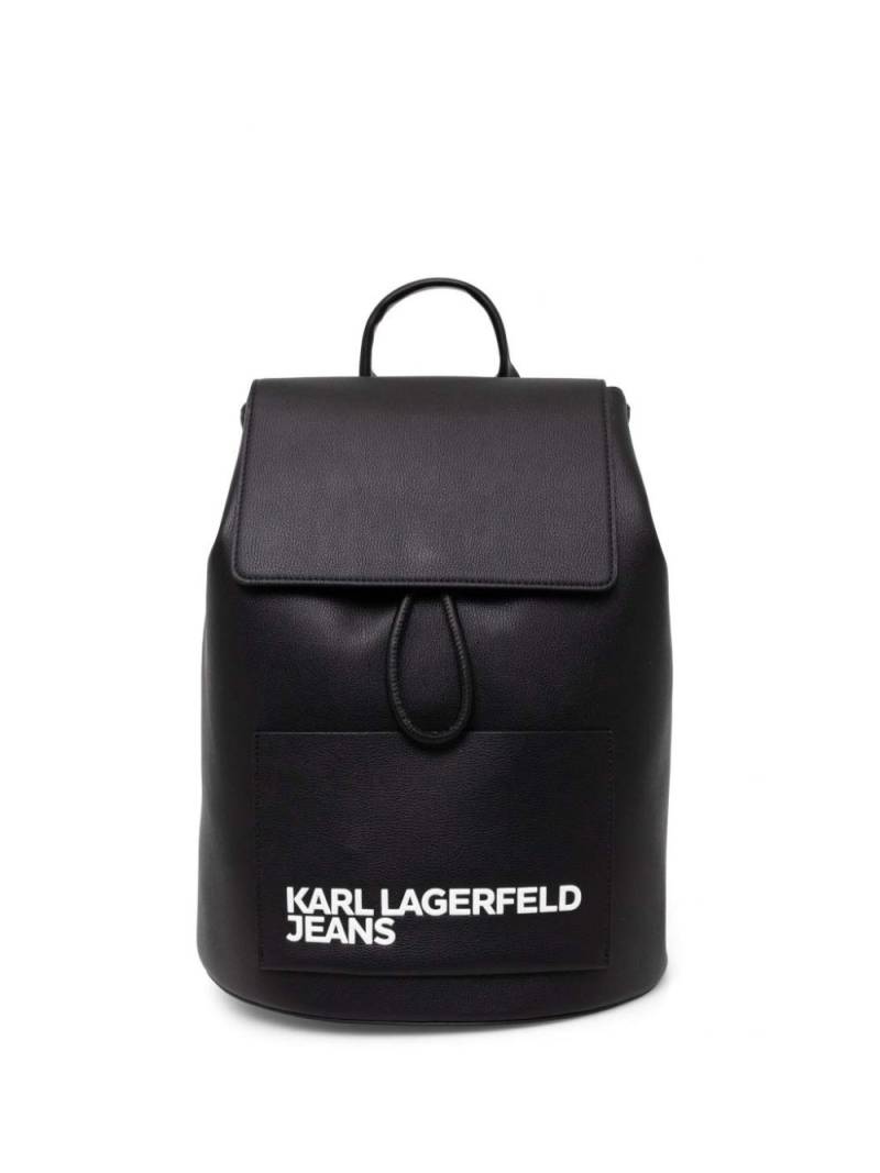 Karl Lagerfeld Jeans logo-print backpack - Black von Karl Lagerfeld Jeans