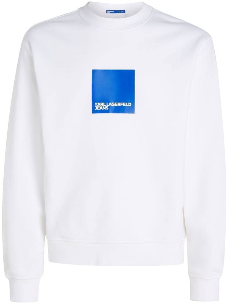 Karl Lagerfeld Jeans crew-neck sweatshirt - White von Karl Lagerfeld Jeans