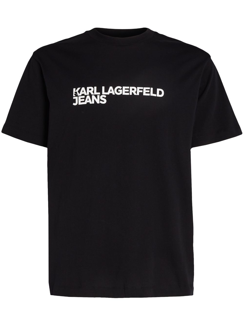 Karl Lagerfeld Jeans logo-print organic-cotton T-shirt - Black von Karl Lagerfeld Jeans