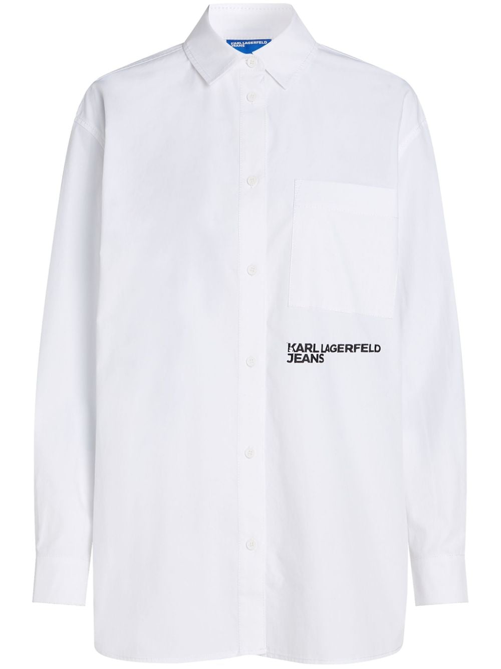 Karl Lagerfeld Jeans logo-print shirt - White von Karl Lagerfeld Jeans