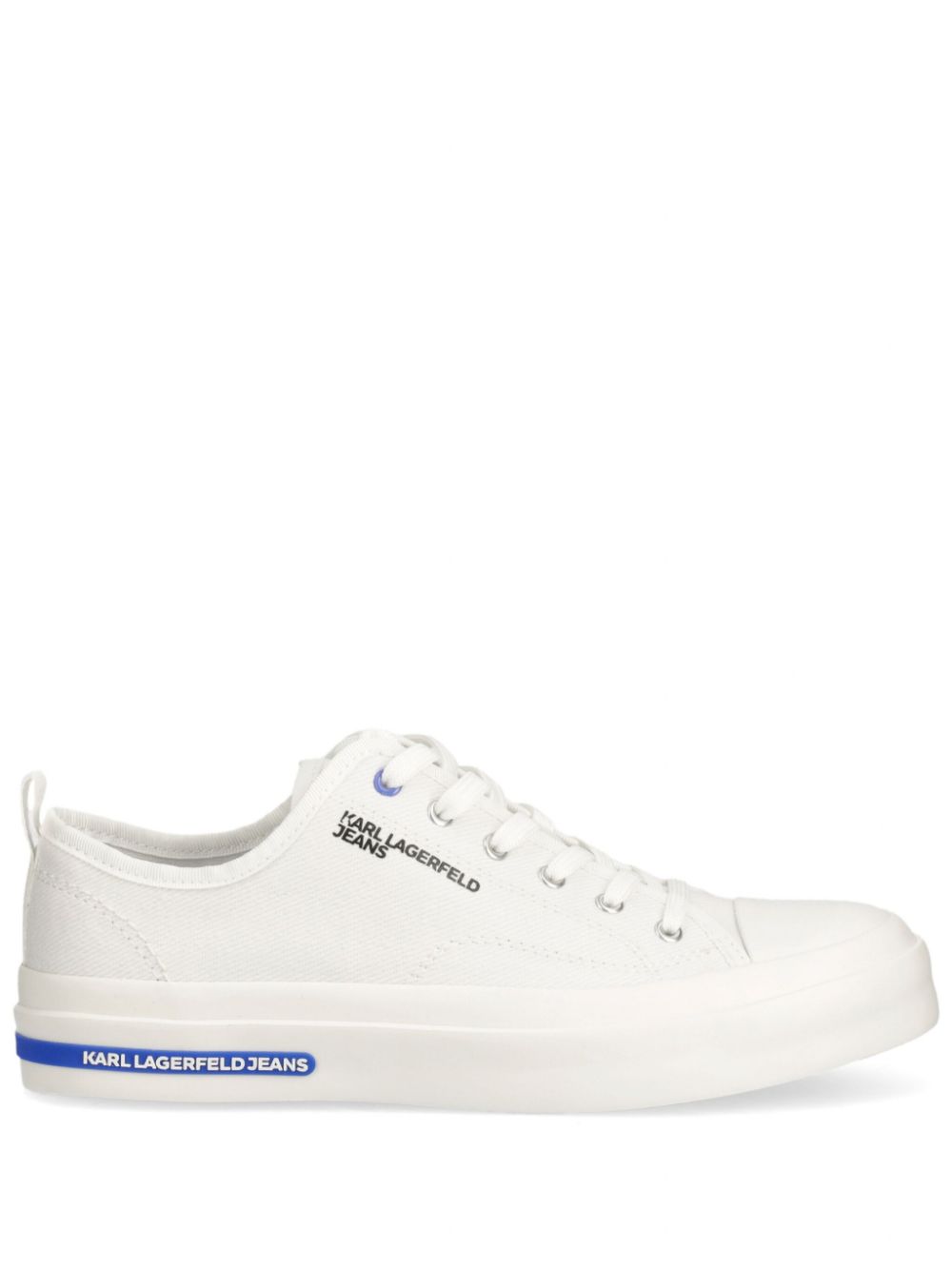 Karl Lagerfeld Jeans logo-print sneakers - White von Karl Lagerfeld Jeans