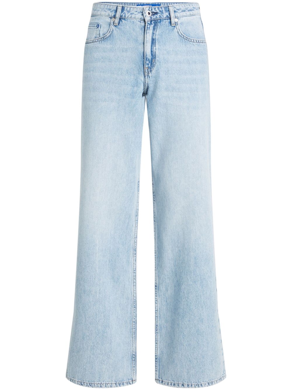 Karl Lagerfeld Jeans mid-rise wide-leg jeans - Blue von Karl Lagerfeld Jeans