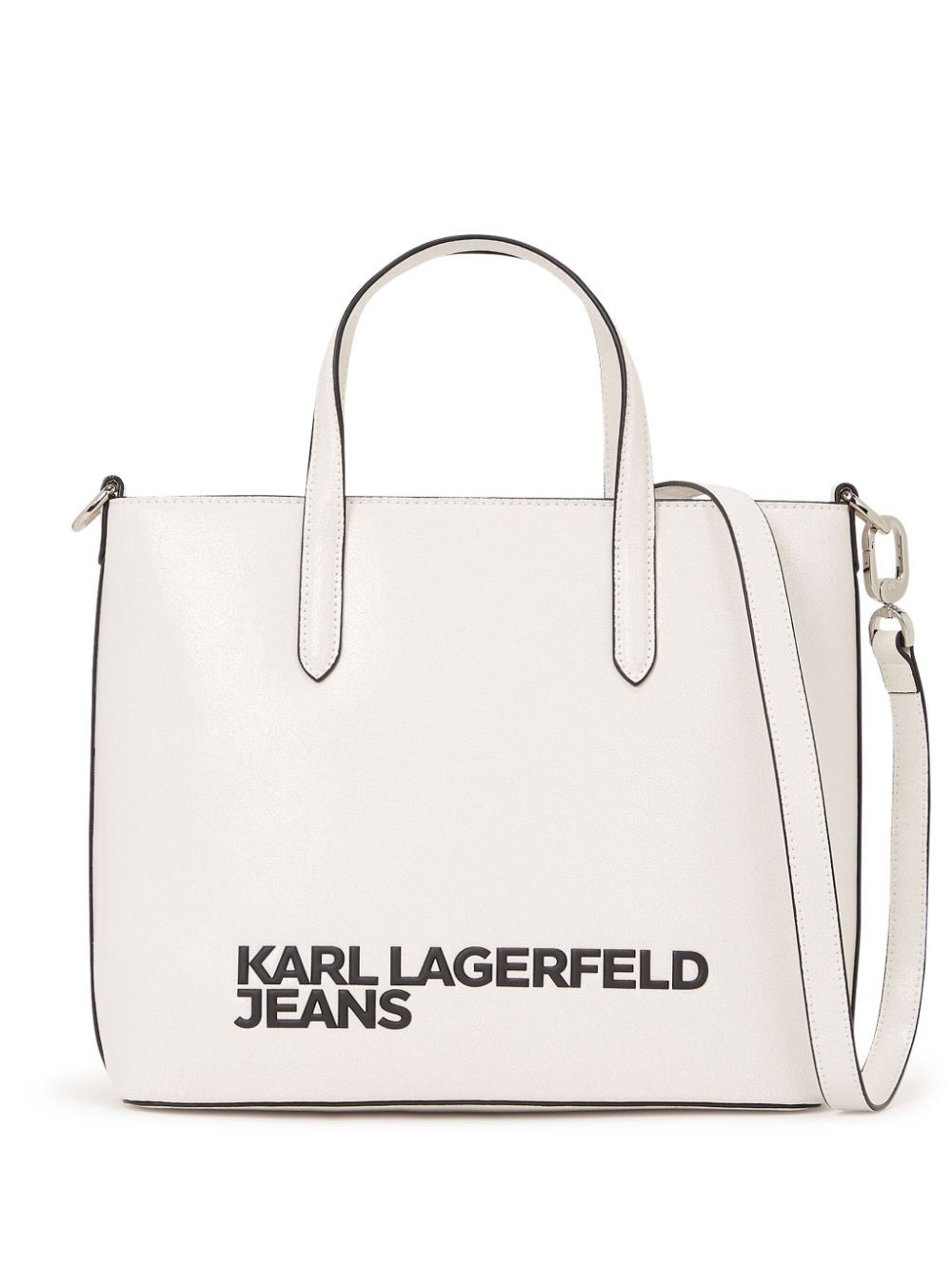 Karl Lagerfeld Jeans mini logo-print tote bag - White von Karl Lagerfeld Jeans