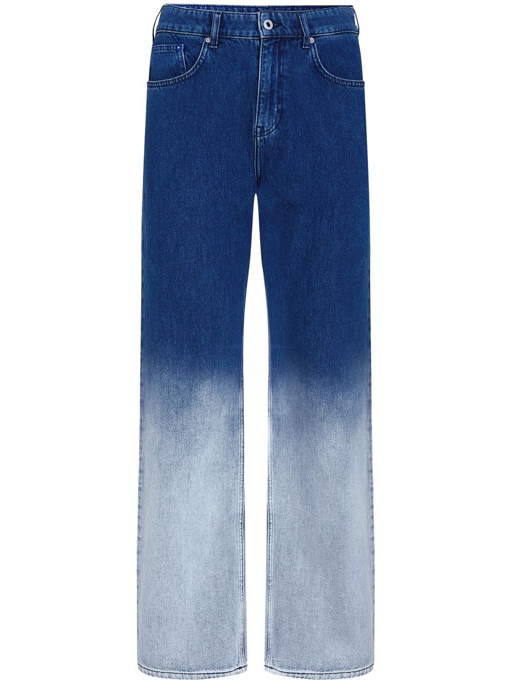 Karl Lagerfeld Jeans ombré-effect straight jeans - Blue von Karl Lagerfeld Jeans